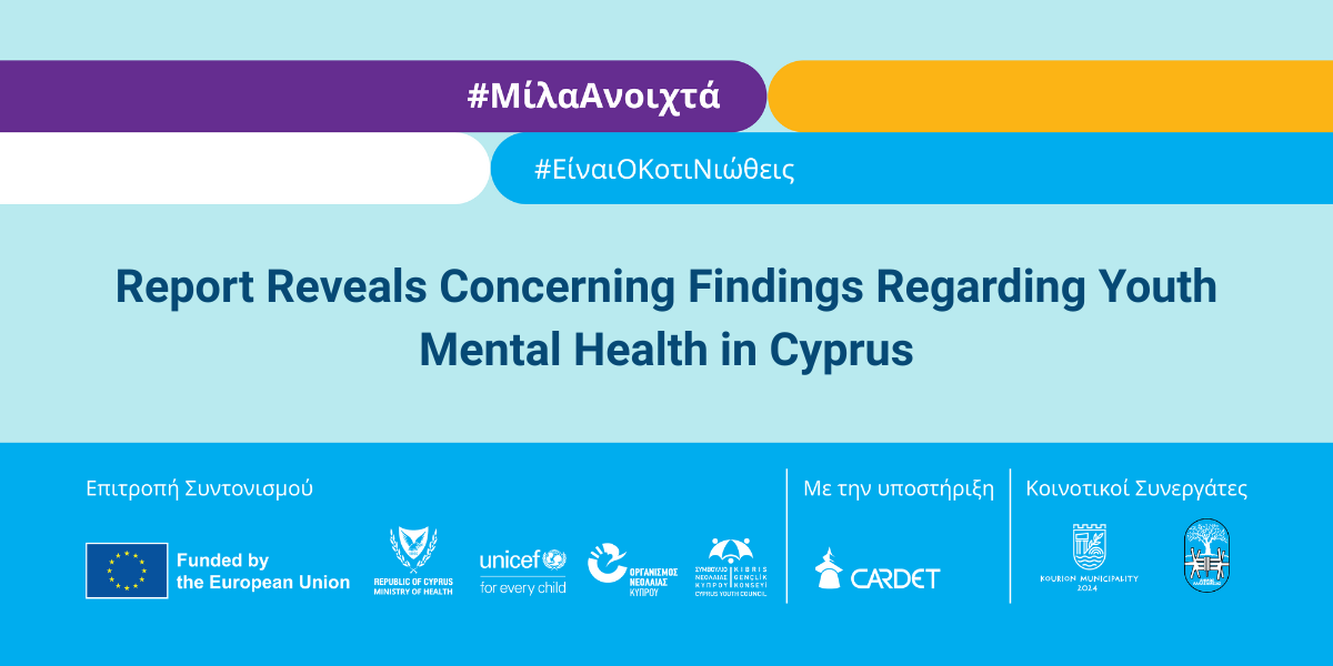 Report Reveals Concerning Findings Regarding Youth Mental Health in Cyprus