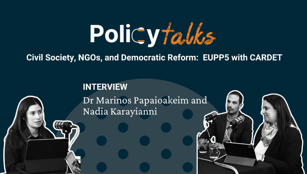Podcast – Civil society in Cyprus: Challenges, Opportunities, and the Path Forward